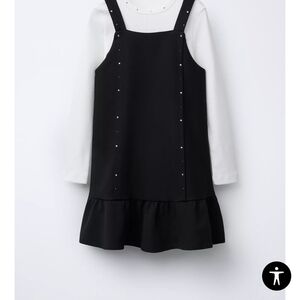 Zara Black and White Kids Dress